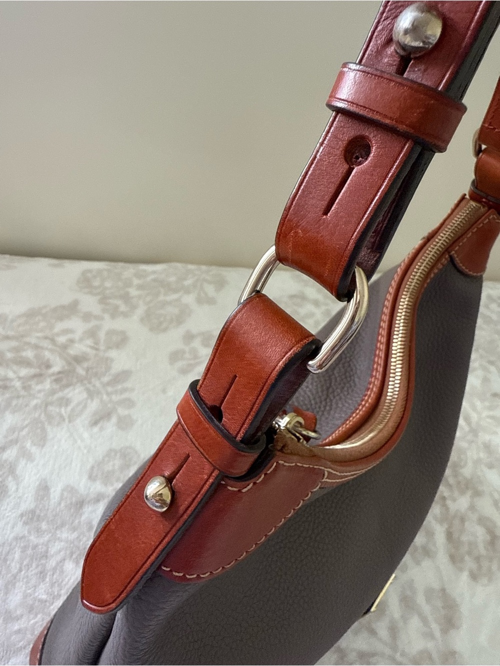Dooney & Bourke Pebble Grain Hobo Shoulder Bag - Picture 14 of 16